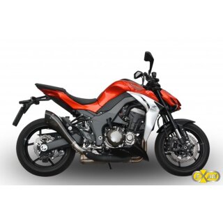 Exan Auspuff Kawasaki Z 1000 Bj. 14- X-Black Evo mit EG-ABE