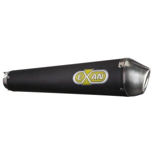 Exan Auspuff Moto Guzzi Norge 1200 Bj. 06- konisch Edel. Cap mit EG-ABE