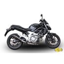 Exan Auspuff Suzuki Gladius Bj. 09- X-Black evo mit EG-ABE