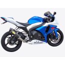 Exan Auspuff Suzuki GSX-R 1000 Bj. 09-11 X-Black oval mit...