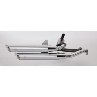 Falcon Cromo Line Auspuff Yamaha XV 1100 2 ESD rechts mit EG-BE
