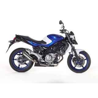 BOS Midget Hyper Auspuff Suzuki SFV 650 Gladius 2009 bis Edelstahl poliert