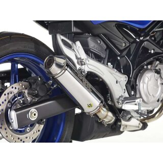 BOS Midget Hyper Auspuff Suzuki GSX-R 750 2008-2010 Edelstahl poliert