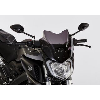 Naked-Bike-Scheibe YAMAHA MT-125 2014 bis 2016 schwarz...