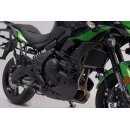 Sturzpad-Kit Schwarz. Kawasaki Versys 650 (14-21).