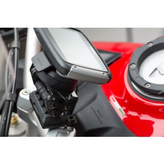 Navi-Halter am Lenker Schwarz Ducati Multistrada 1200 /...