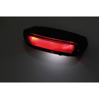 SHIN YO LED Rücklicht LIGHT GUIDE Aluminium, schwarz