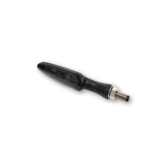 KOSO KOSO LED Blinker / Positionslicht INFINITY, getönt Aluminium, schwarz