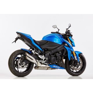 HURRIC Pro 2 Auspuff SUZUKI GSX-S 1000 2015 bis 2016 silber