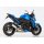 Shark DSX-7 Super Short Auspuff Suzuki GSX-S 1000 F 2015- Ausf. silber, EG-BE