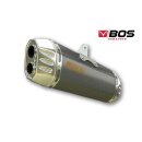 BOS Desert Fox Auspuff Suzuki DL 1000 V-Strom 13- slip in...