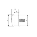 HIGHSIDER APOLLO Modul LED Rück-, Bremslicht, Blinker Aluminium, schwarz