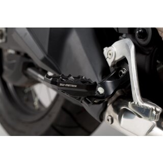 Fußrastenverbreiterung Schwarz Honda CRF1000L Africa Twin...