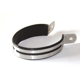 IXIL Auspuffschelle Edelstahl, poliert, oval Edelstahl, silber