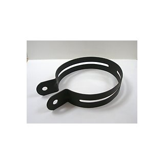 IXIL Auspuffschelle Edelstahl schwarz, oval Edelstahl, schwarz