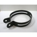 IXIL Auspuffschelle Edelstahl schwarz, oval Edelstahl,...