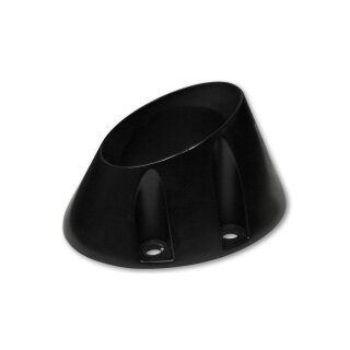 IXIL CONICAL Endkappe slash cut, 2010 Version, schwarz Aluminium, schwarz
