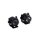 SHIN YO LED-Standlicht, rund, Durchmesser 24,7 mm, mit Universalhalter Metall, schwarz