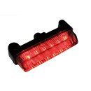 SHIN YO Mini-LED-Rücklicht, getöntes Glas, E-gepr. Kunststoff, schwarz