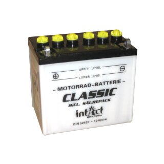 INTACT Bike Power Classic Batterie 12N24-4 mit Säurepack