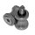 SHIN YO Bobbins M6 Gewinde, silber Aluminium, silber