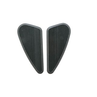 SHIN YO Sidepads (Tankpads) schwarz, klein Gummi, schwarz