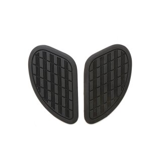 SHIN YO Sidepads (Tankpads) schwarz, groß Gummi, schwarz