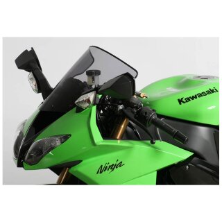 MRA Verkleidungsscheibe, KAWASAKI ZX 10 R 08-10 / ZX 6 R 09-17, schwarz, Originalform