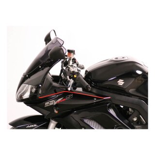 MRA Verkleidungsscheibe, SUZUKI SV 650/1000 S, 03-, schwarz, Originalform PMMA, schwarz