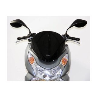 MRA Sportscheibe SP, HONDA PCX 125/150 Bj. 2010-2013, schwarz PMMA, schwarz