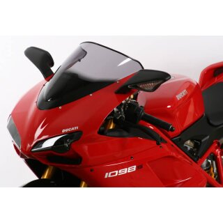 MRA Racingscheibe, DUCATI 848/1098/1198/R /S, schwarz PMMA, schwarz