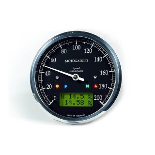 motogadget Tachometer Chronoclassic speedo, analog , silber