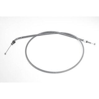 - Kein Hersteller - Stahlflex-Gaszug schließend, HONDA VT 750 C,04-07, 150mm verlängert. Stahlflex, silber