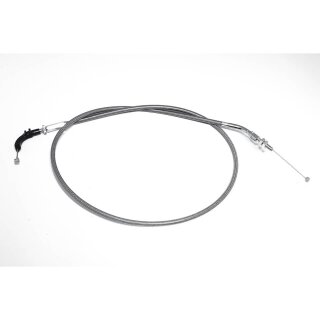 - Kein Hersteller - Stahlflex-Gaszug öffnend, SUZUKI VZ1800 (M109R) 06-09, 150mm verlängert. Stahlflex, silber