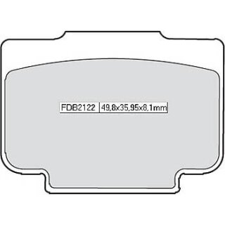 FERODO Bremsbelag FDB 2122 Platinum