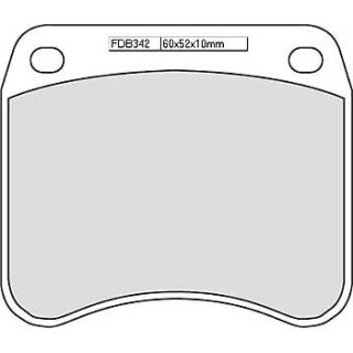 FERODO Bremsbelag FDB 342 Platinum