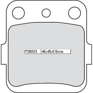 FERODO Bremsbelag FDB 661 Platinum