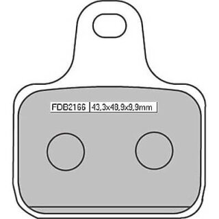 FERODO Sinter Racing Bremsbelag FDB 2166 XRAC (4 Beläge pro Satz)