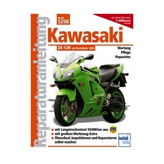 Motorbuch Bd. 5258 Reparatur-Anleitung KAWASAKI ZX 12 R, 00-