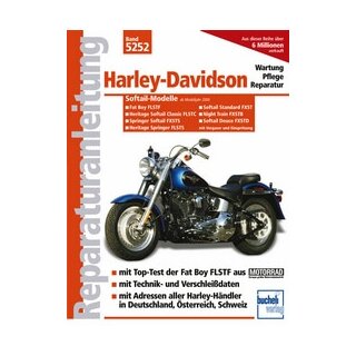 Motorbuch Bd. 5252 Reparatur-Anleitung HARLEY DAVIDSON Softail-Modelle mit Vergaser und E