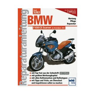 Motorbuch Bd. 5263 Reparatur-Anleitung BMW F 650 CS Scarver, 02-