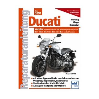 Motorbuch Bd. 5291 Reparatur-Anleitung DUCATI Monster 695, S2R, S2R 800, S2R 1000, 05-08