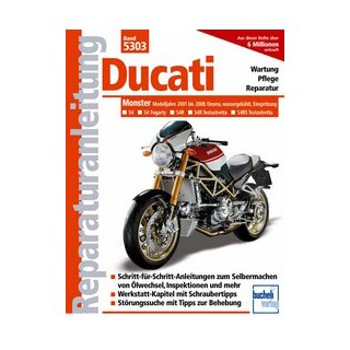 Motorbuch Bd. 5303 Reparatur-Anleitung DUCATI Monster S4, 01-02, S 4 R, 03-08, S 4 RS, 06-