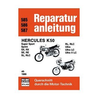 Motorbuch Bd. 585 Reparatur-Anleitung Hercules K50 ab 1966