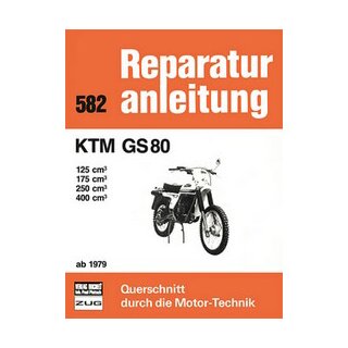 Motorbuch Bd. 582 Reparatur-Anleitung KTM GS 80