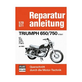 Motorbuch Bd. 570 Reparatur-Anleitung TRIUMPH 650/750 2 Zyl.ab1963