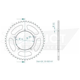 ESJOT Kettenrad, 49 Zähne