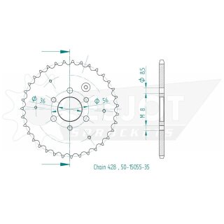 ESJOT Kettenrad, 35 Zähne