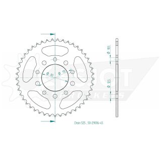 ESJOT Kettenrad, 45 Zähne