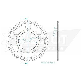 ESJOT Kettenrad, 47 Zähne
